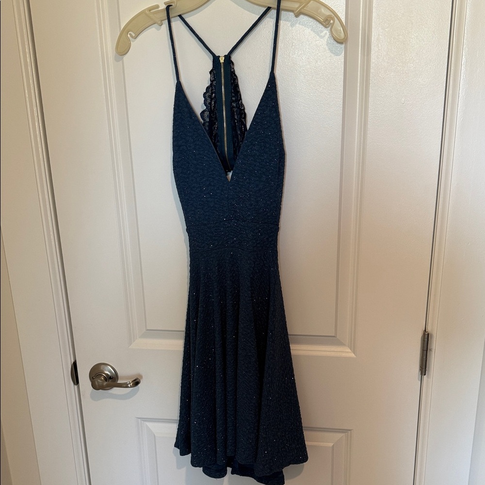 Windsor Midnight Blue Backless Dress